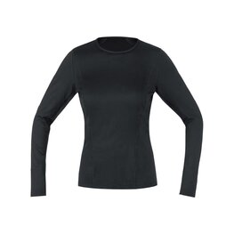 GORE Langarm Fahrrad-Shirt - M WMN BL THERMO LS - Schwarz