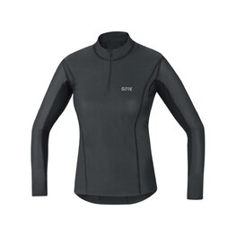 GORE Langarm Fahrrad-Shirt - GWS BL THERMO - Schwarz