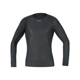 GORE Langarm Fahrrad-Shirt - M GWS BL - Schwarz