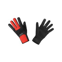 GORE Langfinger-Fahrradhandschuhe - M GWS THERMO - Rot/Schwarz