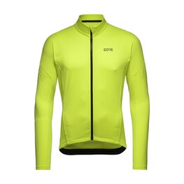 GORE Langarm Fahrradtrikot für den Winter - C3 THERMO - Gelb