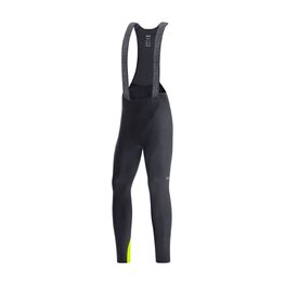 GORE Lange Fahrradhose mit Trägern - C3 THERMO - Schwarz/Gelb