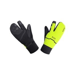 GORE Langfinger-Fahrradhandschuhe - GTX INFINIUM THERMO SPLIT - Gelb/Schwarz