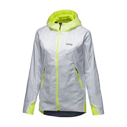 GORE Winddichte Fahrradjacke - R5 GTX INFINIUM™ WMN - Weiß/Gelb