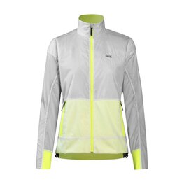 GORE Fahrrad-Regenjacke - DRIVE WMN - Weiß/Gelb