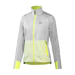 GORE Fahrrad-Regenjacke - DRIVE WMN - Weiß/Gelb