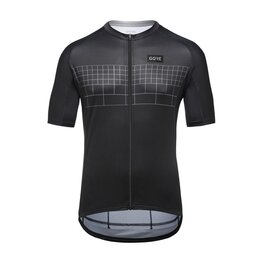 GORE Kurzarm Fahrradtrikot - GRID FADE 2.0 - Schwarz/Grau
