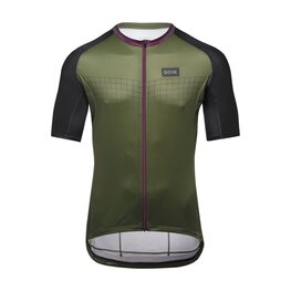 GORE Kurzarm Fahrradtrikot - GRID FADE 2.0 - Grün/Lila