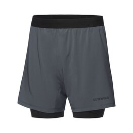 GORE Fahrradshorts ohne Träger - CONCURVE 5” 2IN1 - Grau