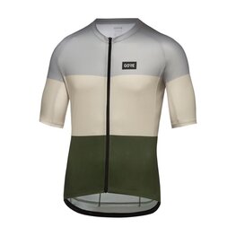 GORE Kurzarm Fahrradtrikot - SPIRIT STRIPES - Hellblau/Grün