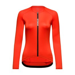 GORE Langarm Fahrradtrikot für den Winter - SPINSHIFT - Rot