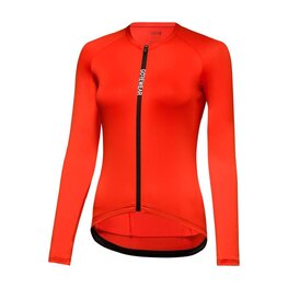 GORE Langarm Fahrradtrikot für den Winter - SPINSHIFT - Rot