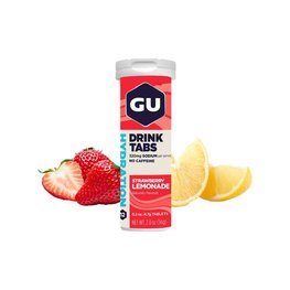 GU Ernährung für Radfahrer - HYDRATION DRINK TABS 54 G STRAWBERRY LEMONADE