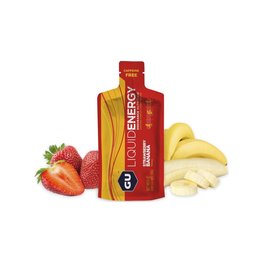 GU Ernährung für Radfahrer - LIQUID ENERGY GEL 60 G STRAWBERRY/BANANA