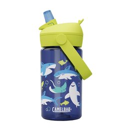 CAMELBAK Fahrrad-Wasserflasche - THRIVE FLIP STRAW KIDS 0,4l - Blau/Gelb
