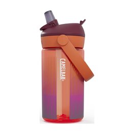 CAMELBAK Fahrrad-Wasserflasche - THRIVE FLIP STRAW KIDS 0,4 l - Orange/mehrfarbig