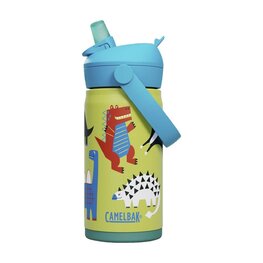 CAMELBAK Fahrrad-Wasserflasche - THRIVE FLIP STRAW KIDS VSS 0,35 L - Gelb/mehrfarbig