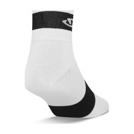 GIRO Klassische Fahrradsocken - COMP RACER - Weiß/Schwarz