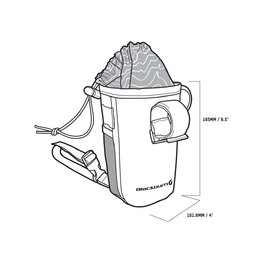 BLACKBURN Fahrradtasche - OUTPOST - Schwarz