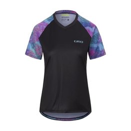 GIRO Kurzarm Fahrradtrikot - ROUST W - Schwarz/Hellblau
