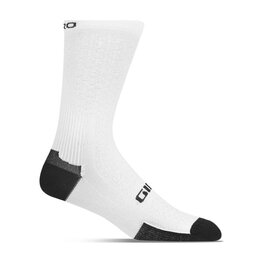 GIRO Klassische Fahrradsocken - HRC TEAM - Weiß/Schwarz