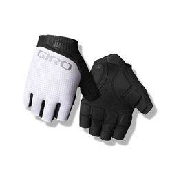 GIRO Fingerlose Fahrradhandschuhe - BRAVO II GEL - Weiß/Schwarz