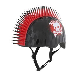 BELL Fahrradhelm - RASKULLZ SKULL HAWK - Schwarz/Rot