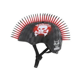 BELL Fahrradhelm - RASKULLZ SKULL HAWK - Schwarz/Rot