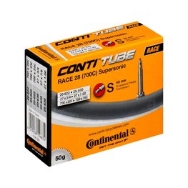 CONTINENTAL Reifenschlauch - RACE SUPERSONIC 28 - 42mm - Schwarz