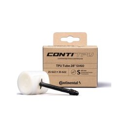 CONTINENTAL Reifenschlauch - TPU TUBE 28 SV60 - Weiß/Schwarz