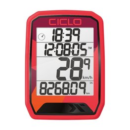 CICLOSPORT Tachometer - PROTOS 113 - Rot