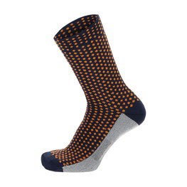 SANTINI Klassische Fahrradsocken - SFERA - Blau/Orange