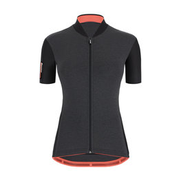 SANTINI Kurzarm Fahrradtrikot - COLORE - Grau/Schwarz