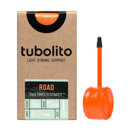 TUBOLITO Reifenschlauch - ROAD 700x18/28C - SV60 - Orange