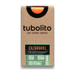 TUBOLITO Reifenschlauch - CX/GRAVEL 700x32/50C - SV60 - Orange