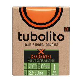 TUBOLITO Reifenschlauch - X-TUBO CX/GRAVEL 28/700C - SV60 - Orange