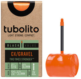 TUBOLITO Reifenschlauch - CX/GRAVEL 700x32/50C - SV42 - Orange