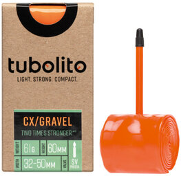 TUBOLITO Reifenschlauch - CX/GRAVEL 700x32/50C - SV42 - Orange