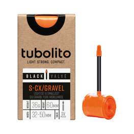 TUBOLITO Reifenschlauch - S-TUBO CX/GRAVEL BLACK - SV42 - Orange