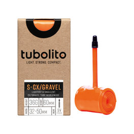 TUBOLITO Reifenschlauch - S-TUBO CX/GRAVEL BLACK - SV42 - Orange