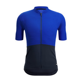 SANTINI Kurzarm Fahrradtrikot - COLORE RIGA - Blau