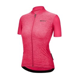 SANTINI Kurzarm Fahrradtrikot - COLORE PURO - Rosa