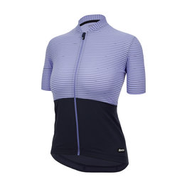 SANTINI Kurzarm Fahrradtrikot - COLORE RIGA - Lila/Blau