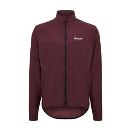 SANTINI Winddichte Fahrradjacke - VENTUS - bordeaux