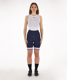 SANTINI Fahrradshorts ohne Träger - GIADA PURE - Lila/Blau