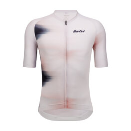 SANTINI Kurzarm Fahrradtrikot - OMBRA - Weiß