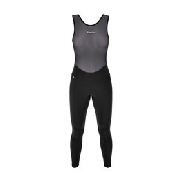 SANTINI Lange Fahrradhose mit Trägern - PURE - Schwarz