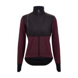 SANTINI Fahrrad-Thermojacke - VEGA ABSOLUTE - bordeaux/Schwarz