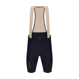 SANTINI Kurze Fahrradhose mit Trägern - CARGO - Schwarz