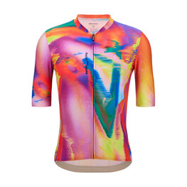SANTINI Kurzarm Fahrradtrikot - UNICO - Rot/Gelb/Orange